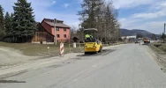 Wiosenne porządki na drogach powiatu. Budimex naprawia trasę - zdjęcie 3