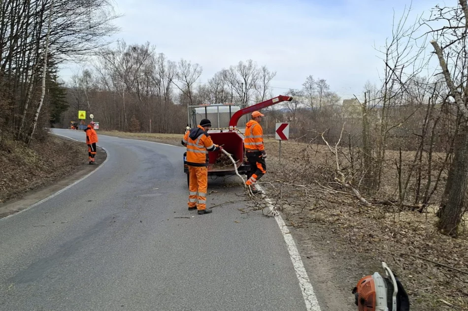 Wiosenne porządki na drogach powiatu. Budimex naprawia trasę - zdjęcie 4