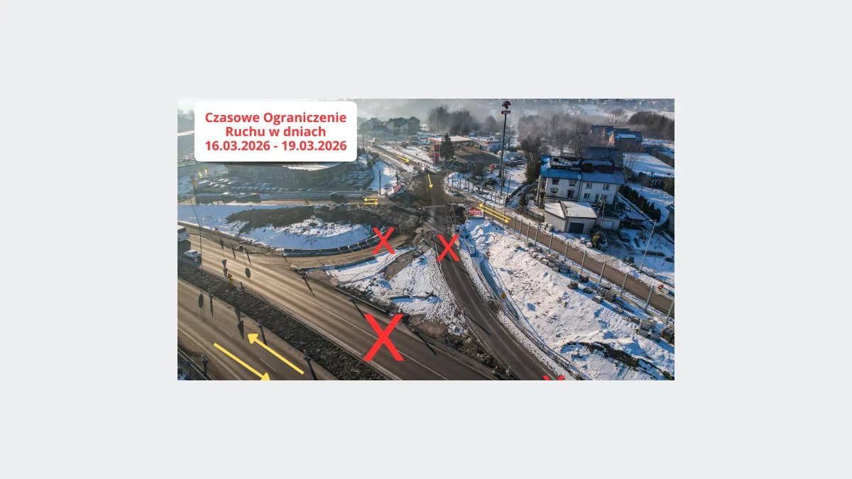 Do czwartku utrudnienia na Zakopiance