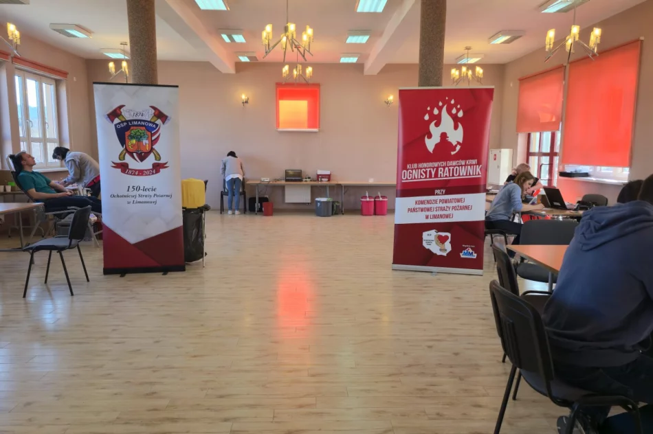 Pierwsza zbiórka krwi w remizie - zdjęcie 16