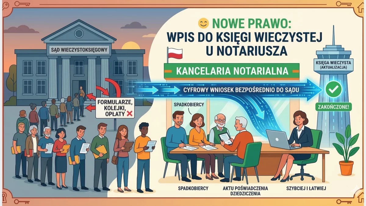 W życie weszły przepisy upraszczające i przyspieszające procedury dot. dziedziczenia