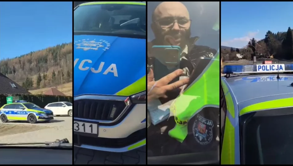 „Obywatelska interwencja” na Limanowszczyźnie. Policja wydaje oświadczenie (WIDEO) - zdjęcie 1