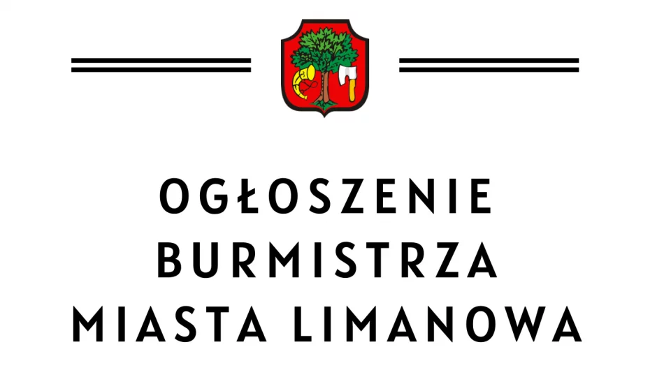 OGŁOSZENIE Burmistrza Miasta Limanowa – wykaz nieruchomości przeznaczonych do najmu - zdjęcie 1
