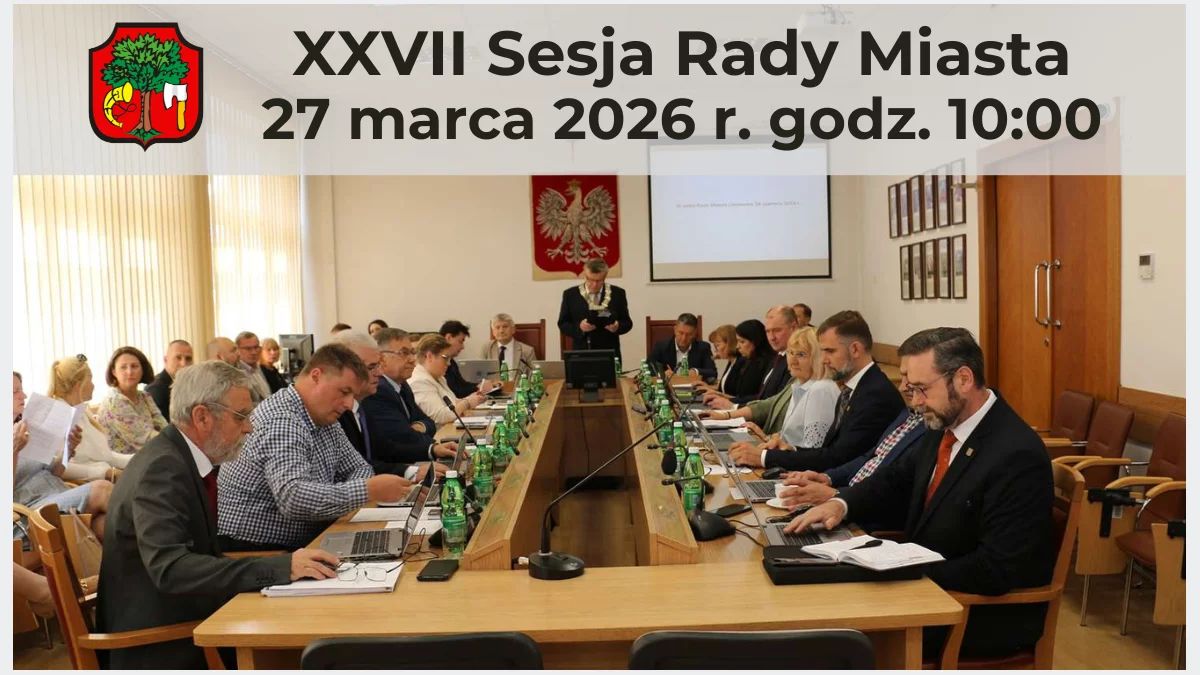 Obrady sesji Rady Miasta – 27 marca godz.10:00
