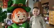 Obchody Dnia Świętego Patryka w Szkole Podstawowej im. Marii Dąbrowskiej w Nowym Rybiu - zdjęcie 2