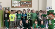 Obchody Dnia Świętego Patryka w Szkole Podstawowej im. Marii Dąbrowskiej w Nowym Rybiu - zdjęcie 4