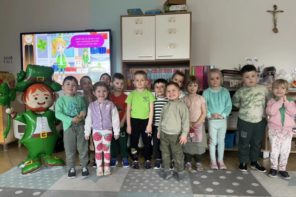 Obchody Dnia Świętego Patryka w Szkole Podstawowej im. Marii Dąbrowskiej w Nowym Rybiu - zdjęcie 5