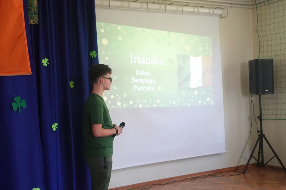 Obchody Dnia Świętego Patryka w Szkole Podstawowej im. Marii Dąbrowskiej w Nowym Rybiu - zdjęcie 8