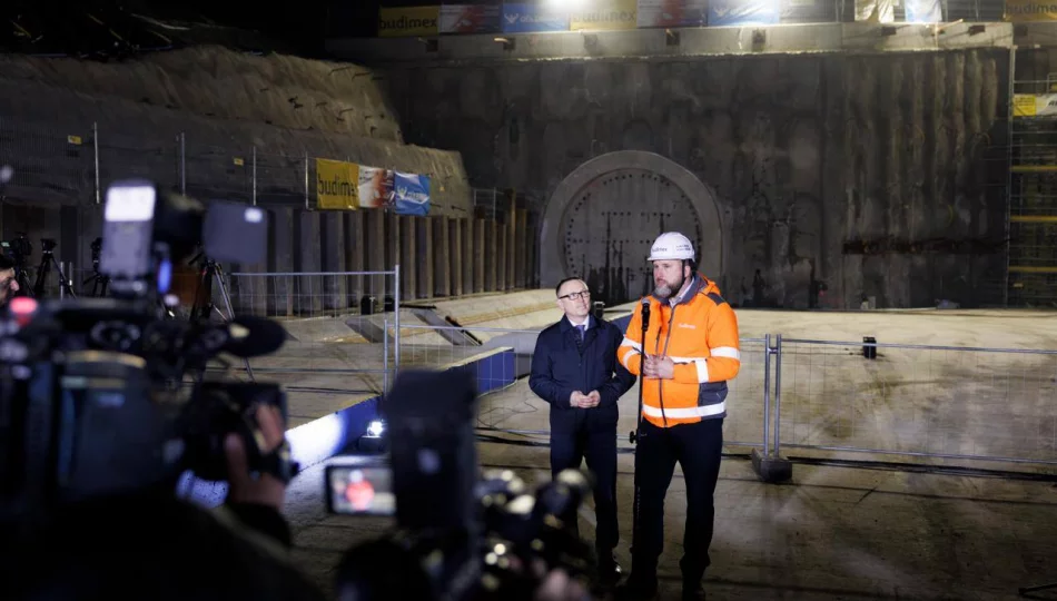 Przełom pod ziemią – finał drążenia tunelu ewakuacyjnego na linii Podłęże–Piekiełko - zdjęcie 1