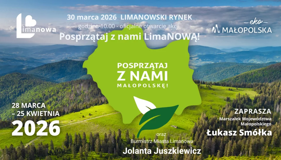 Na 30 marca zaplanowano akcję „Posprzątaj Małopolskę” w Limanowej - zdjęcie 1