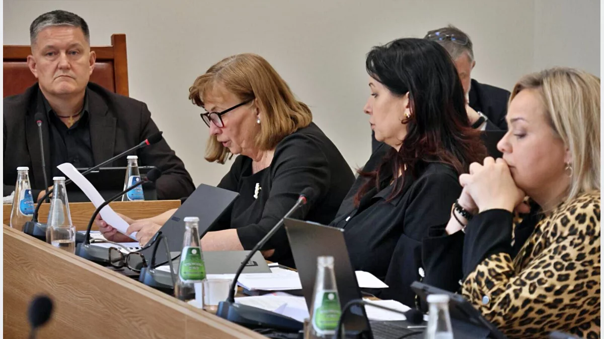 Od prawej: Irena Gawlik, Katarzyna Aue-Kęsek, Jolanta Juszkiewicz i Adam Król