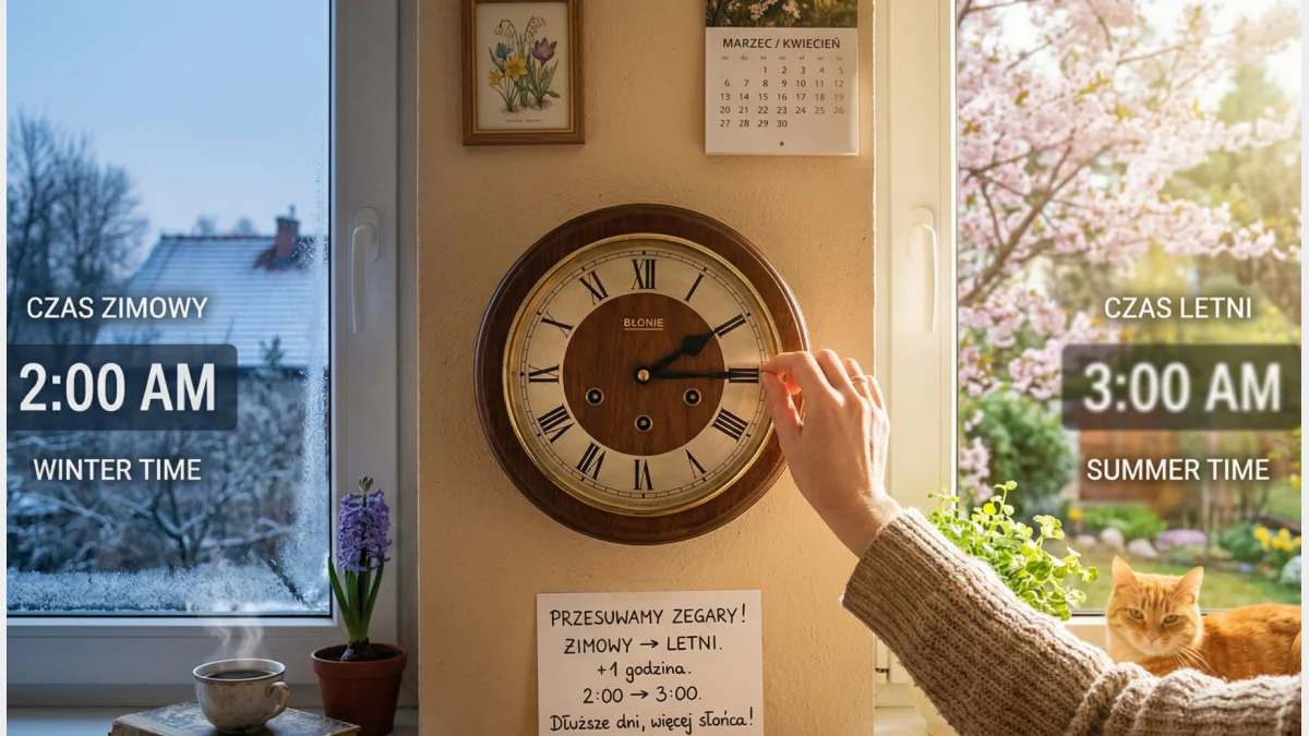 Zmiana czasu na letni
