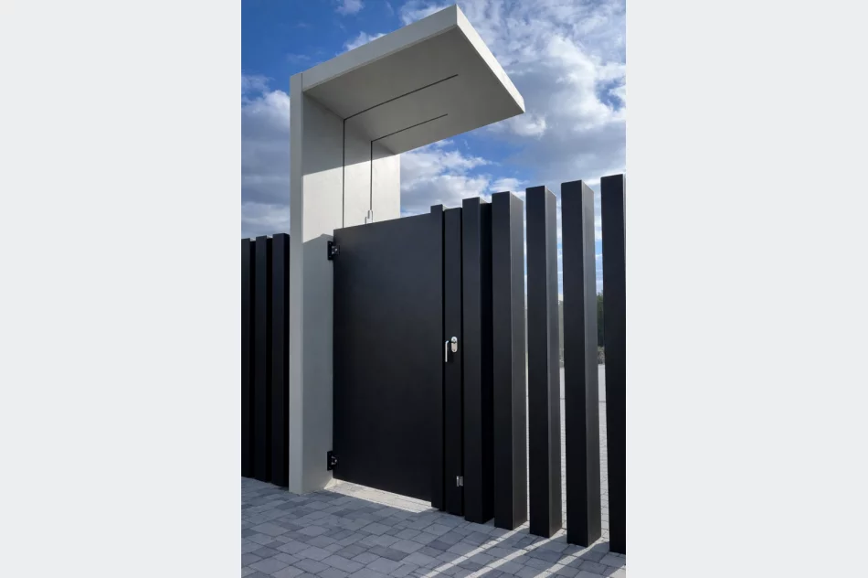 Nowoczesne bramy i ogrodzenia z aluminium oraz stali - Świat-Ogrodzeń producent - zdjęcie 8