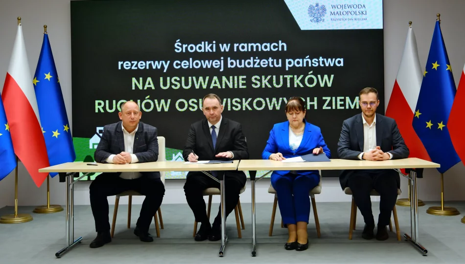 Dotacje na osuwiska - środki trafią także na Limanowszczyznę - zdjęcie 1