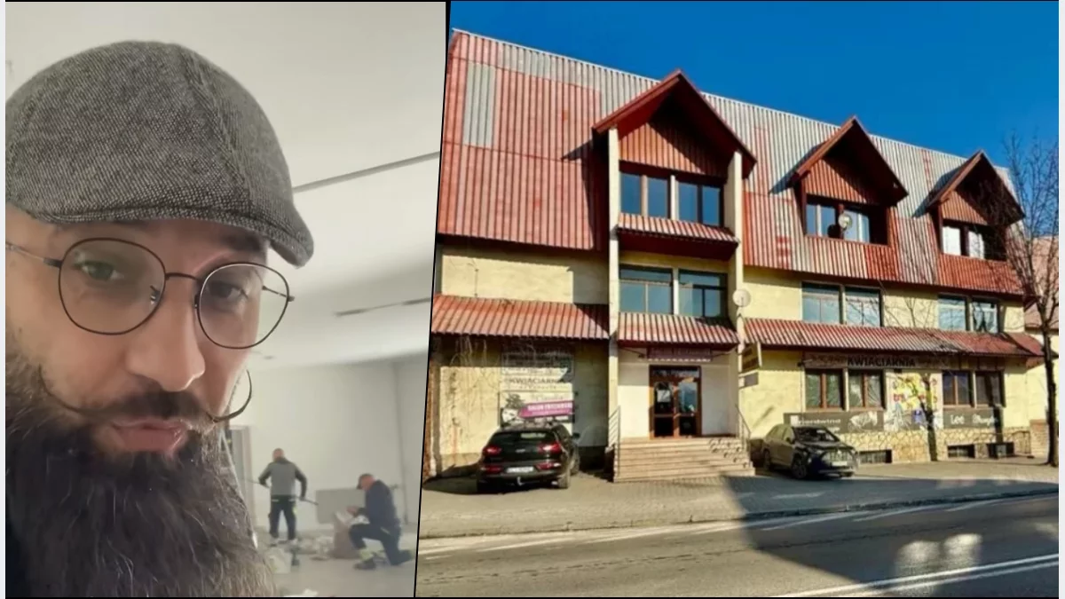 Budynek Nowego Sezamu w Mszanie Dolnej, gdzie odbędzie się sesja Rady Gminy oraz wójt Mirosław Cichorz