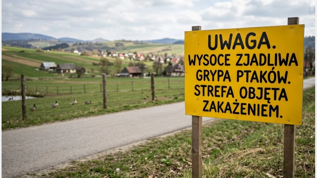 Ptasia grypa w regionie. Wojewoda wyznaczył strefę zakażenia na Limanowszczyźnie