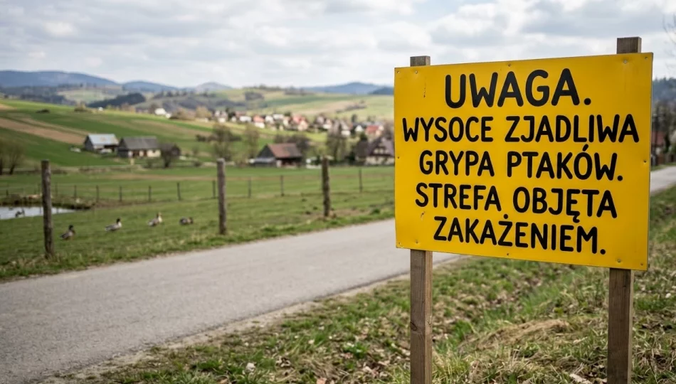 Ptasia grypa w regionie. Wojewoda wyznaczył strefę zakażenia na Limanowszczyźnie - zdjęcie 1