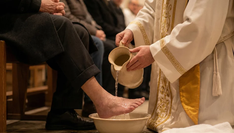 Msza Wieczerzy Pańskiej rozpoczyna w Kościele obchody Triduum Paschalnego - zdjęcie 1