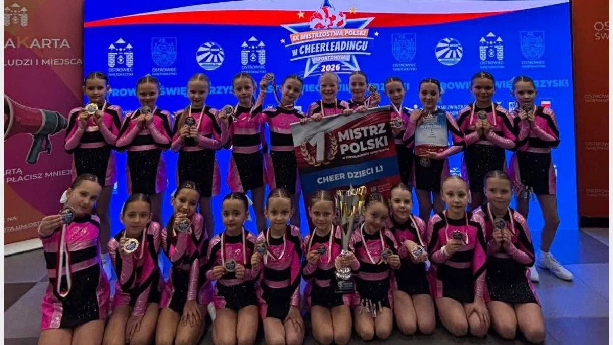 Wielki sukces Stars Cheer Limanowa na mistrzostwach Polski/Fot.: Stars Cheer Limanowa (Facebook)