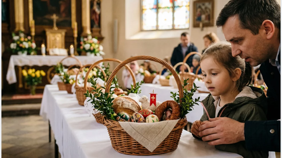 Ks. Główczyński: idąc do kościoła ze święconką, pamiętajmy o istocie Wielkanocy