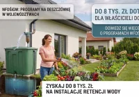 Wkrótce ruszą programy na instalacje wyłapujące deszczówkę - zdjęcie główne