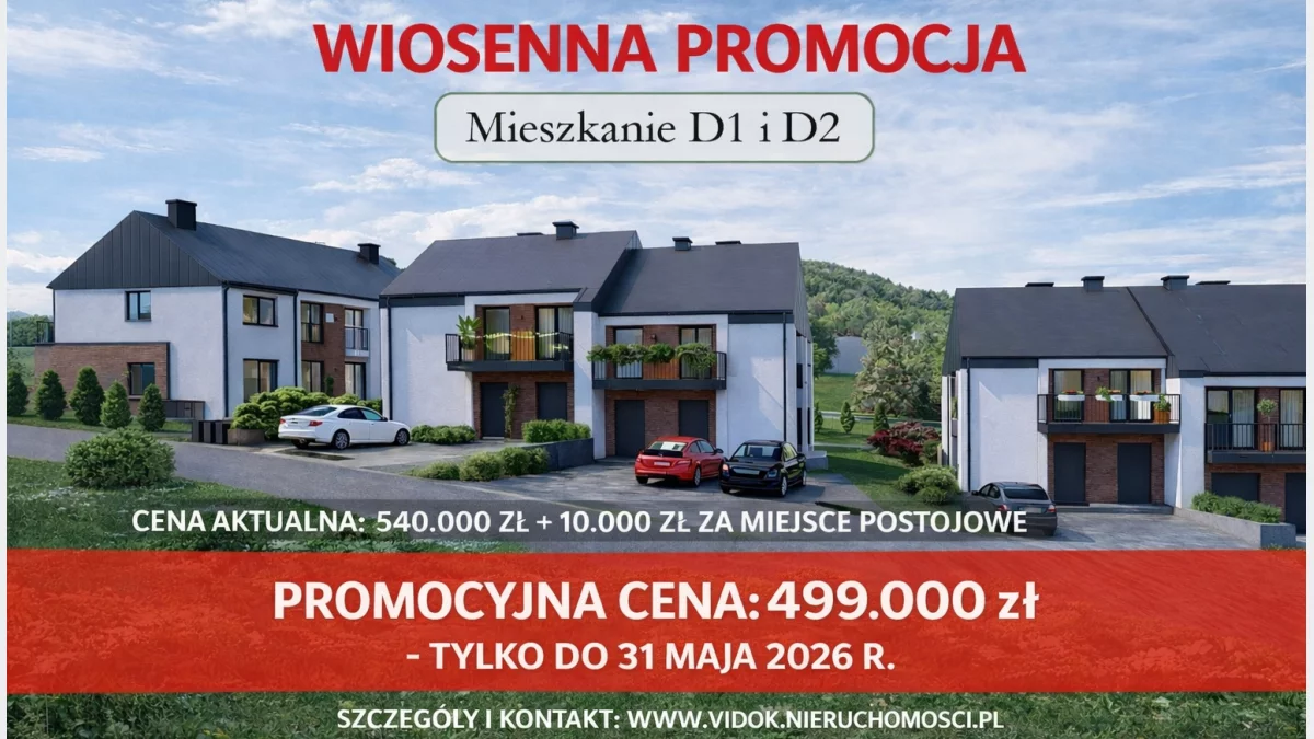 Wiosenna promocja na nowe mieszkania w Vidok Nieruchomości