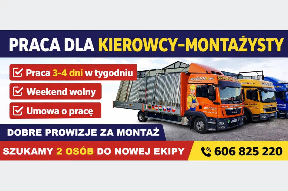 Kierowca - Montażysta kat.C - zdjęcie 1