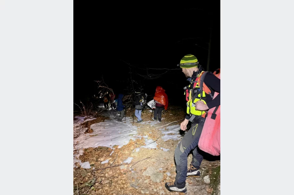 Nocna akcja w Gorcach. Uczestniczki maratonu zgubiły szlak - zdjęcie 5