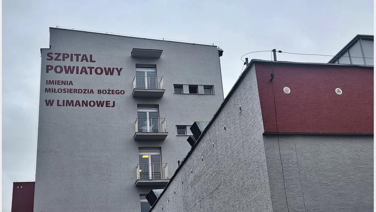 Budynek Szpitala Powiatowego w Limanowej im. Miłosierdzia Bożego