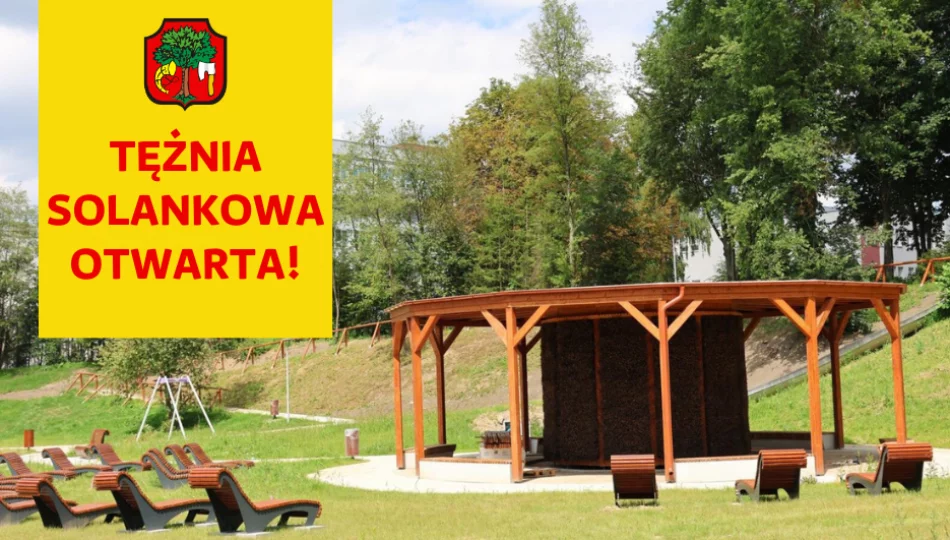 Tężnia solankowa uruchomiona! - zdjęcie 1