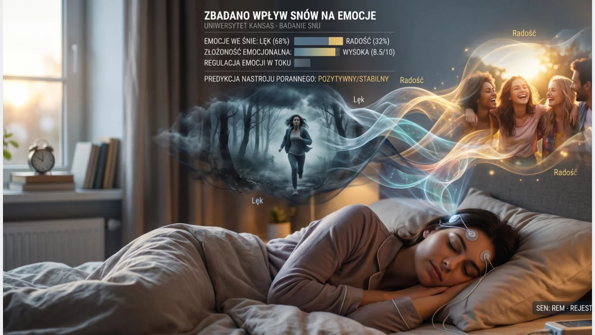 Zbadano, jak sny oddziałują na emocje