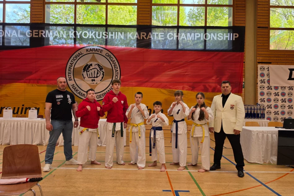 5 złotych medali i 1 srebrny dla zawodników Limanowskiego Klubu Kyokushin Karate w Schweinfurt w Niemczech - zdjęcie 2