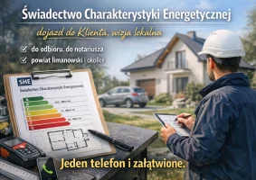 Świadectwo energetyczne - Powiat limanowski. Szybko i min formalności. Dojazd do klienta. - Zdjęcie główne