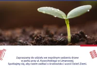 Wspólne sadzenie drzew - akcja PKP PLK z okazji Dnia Ziemi - zdjęcie główne