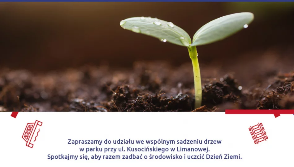 Wspólne sadzenie drzew - akcja PKP PLK z okazji Dnia Ziemi - zdjęcie 1
