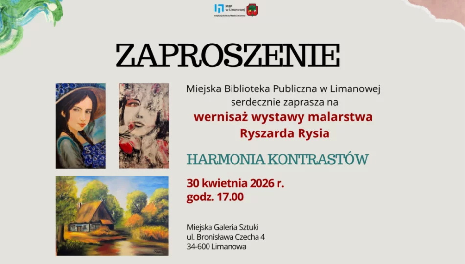 Wernisaż wystawy malarstwa Ryszarda Rysia pt. „Harmonia kontrastów” - zdjęcie 1