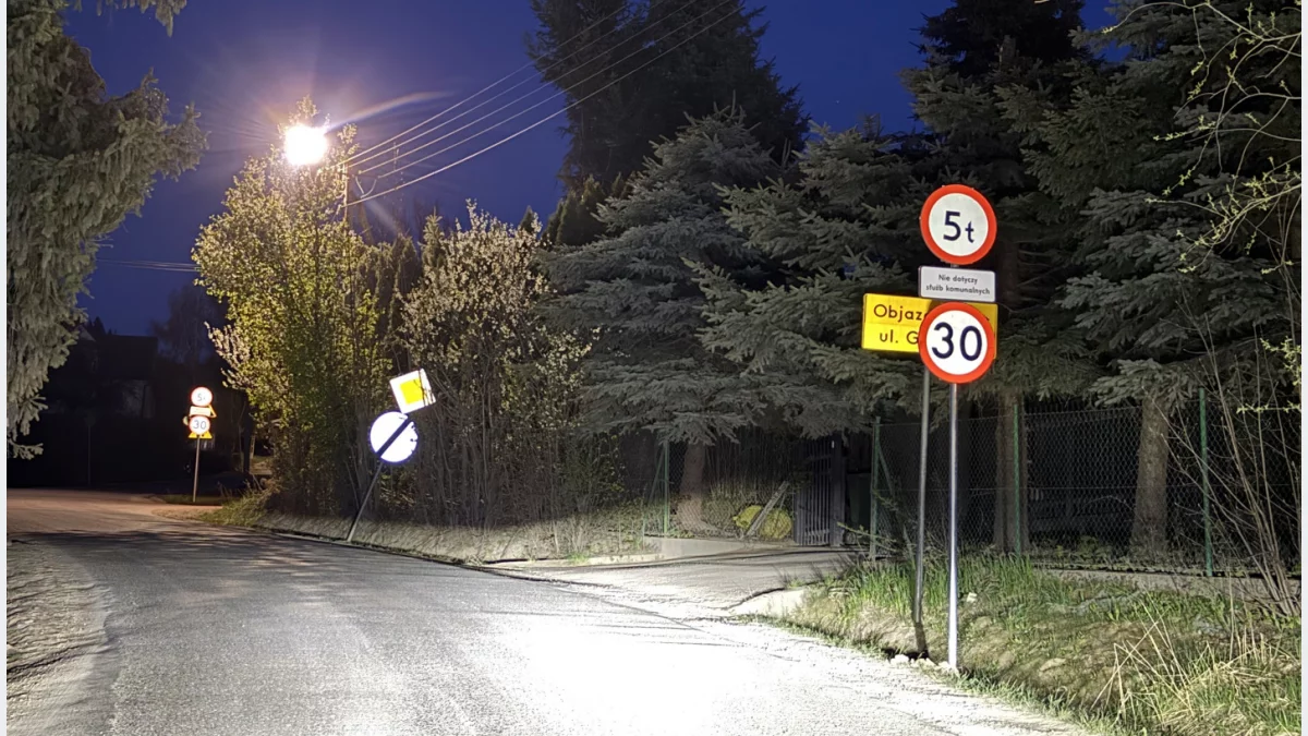 Miasto wprowadziło ograniczenie tonażu do 5 ton na ulicy Polnej