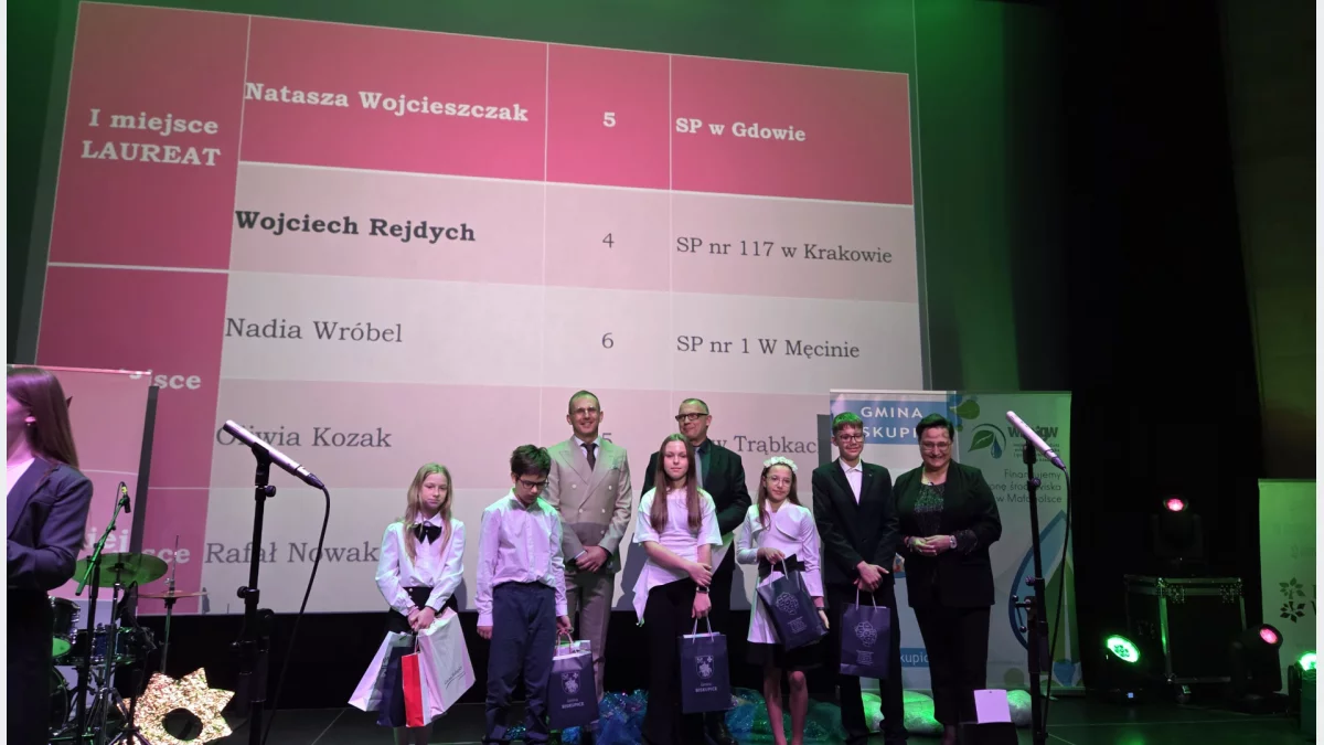 Uczniowie z Męciny laureatami Wojewódzkiego Konkursu "Na Ratunek Ziemi"