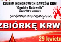OSP Limanowa zaprasza do udziału w kolejnej akcji honorowego krwiodawstwa - zdjęcie główne
