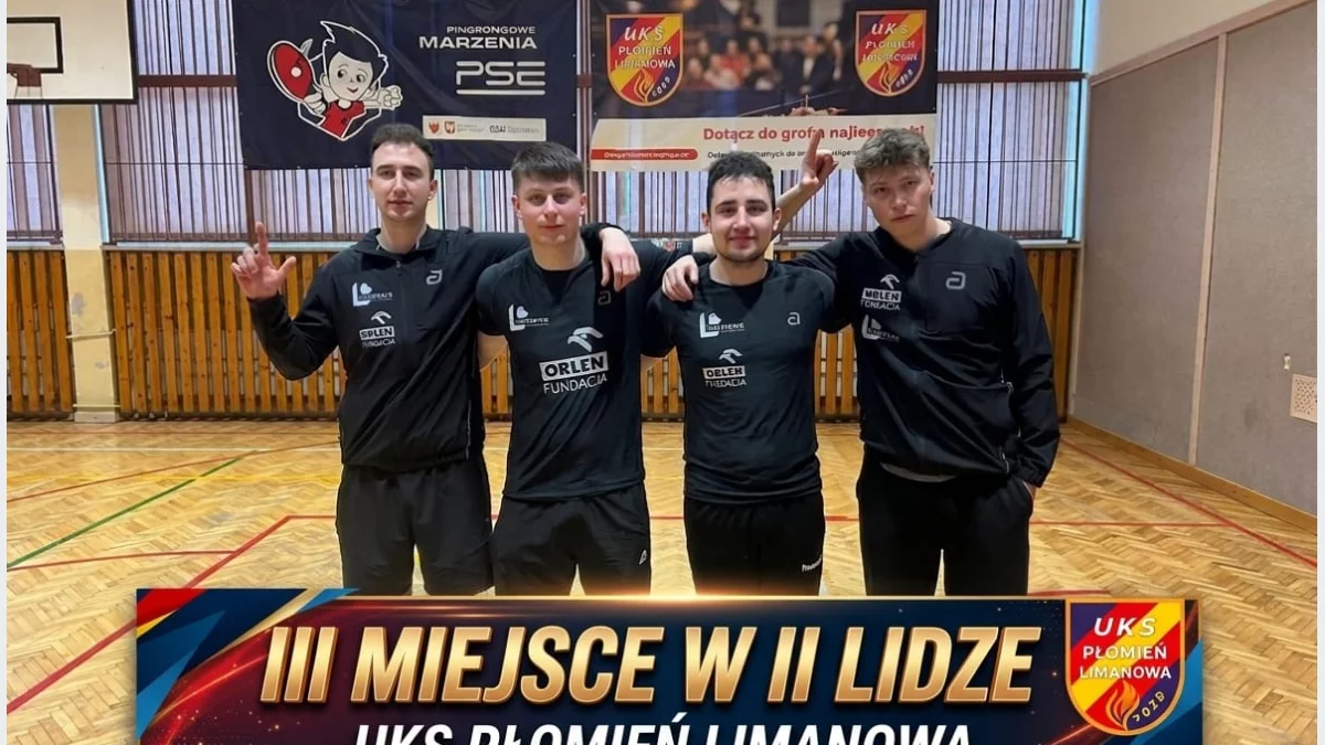 Ligowy sukces tenisistów UKS Płomień