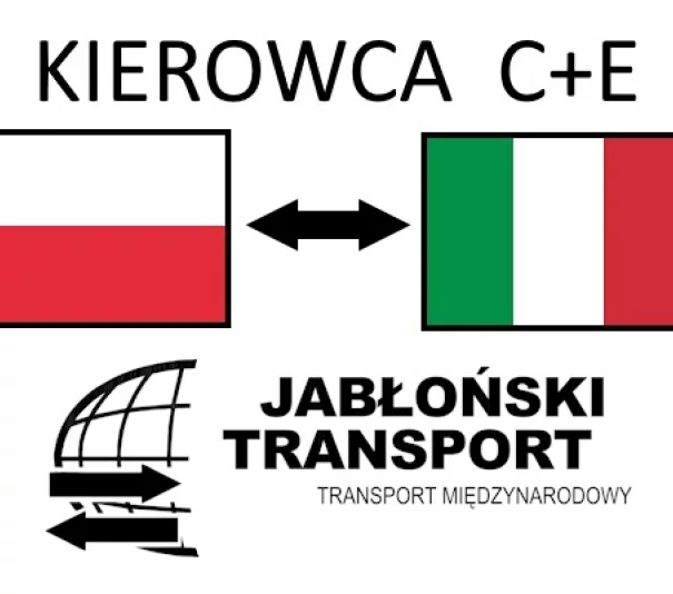 Os. kierująca pojazdem kat. C+E, Trasy PL - IT - PL / Wolne weekendy - Zdjęcie główne