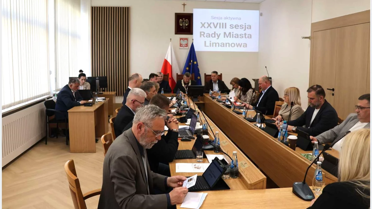 Odbyła się XXVIII Sesja Rady Miasta Limanowa