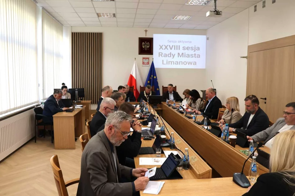 Odbyła się XXVIII Sesja Rady Miasta Limanowa - zdjęcie 2
