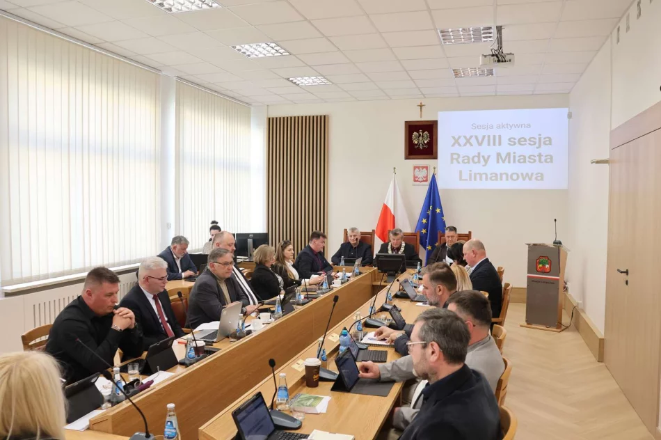 Odbyła się XXVIII Sesja Rady Miasta Limanowa - zdjęcie 3