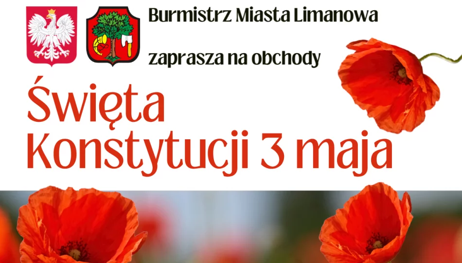 Zaproszenie na obchody Święta Konstytucji 3 Maja - zdjęcie 1
