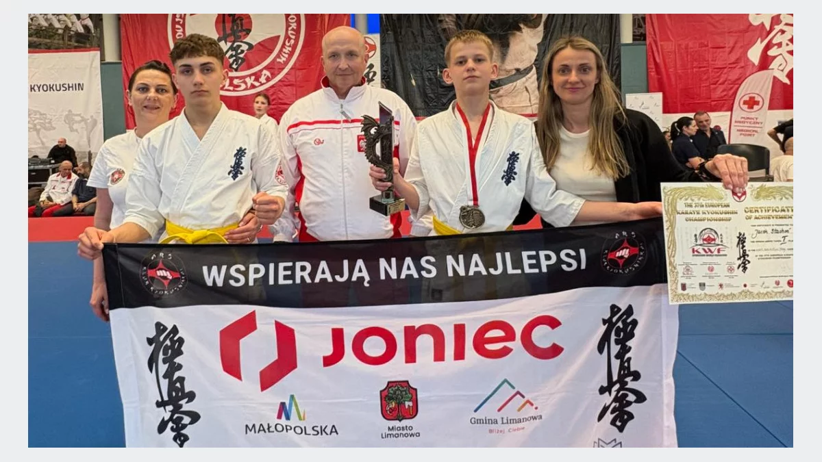 Limanowski karateka Jacek Stachoń Mistrzem Europy Kyokushin Karate