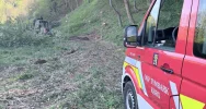 Wypadek podczas wycinki przy torach. Drzewo uderzyło dwóch mężczyzn - zdjęcie 2