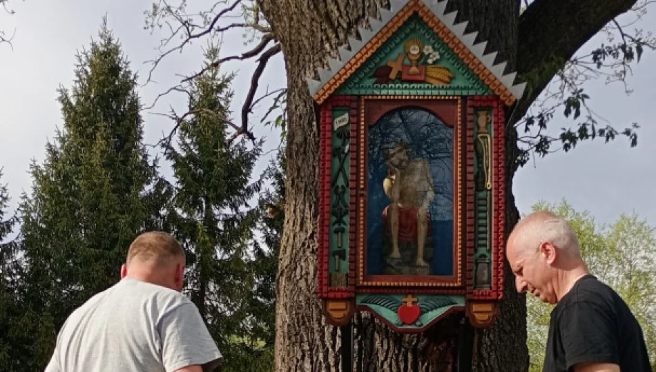 Powrót Kapliczki Chrystusa Frasobliwego w Łososinie Górnej i zaproszenie na uroczystość - zdjęcie 1
