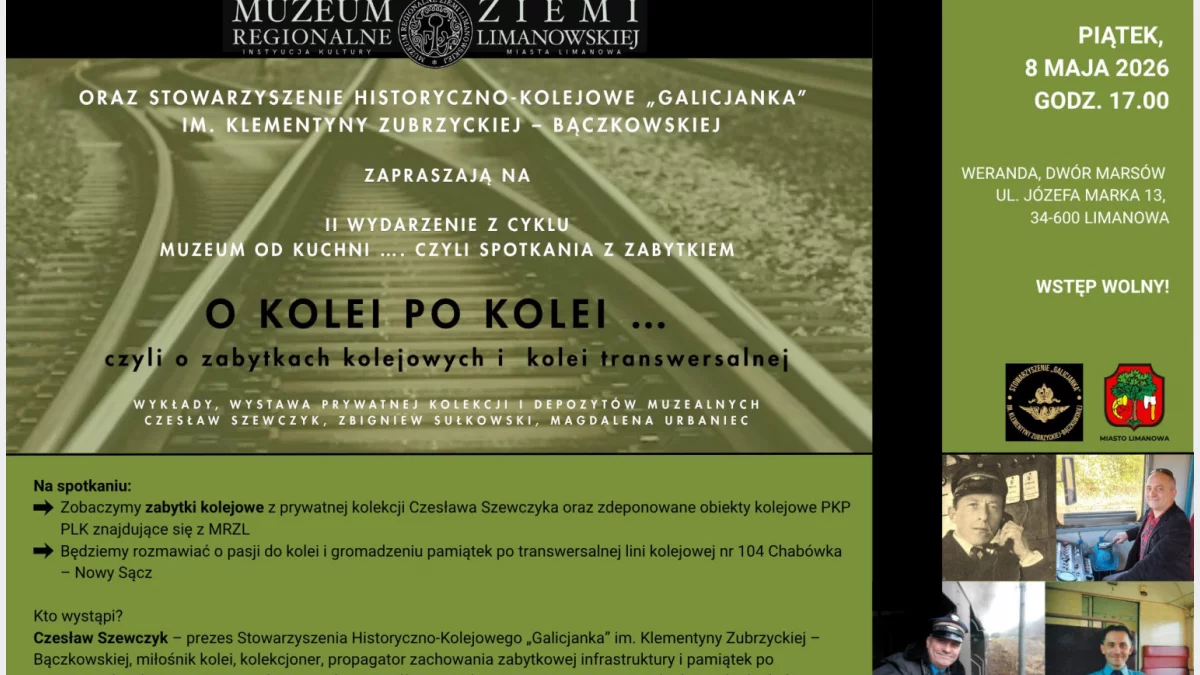O KOLEI PO KOLEI… – spotkanie w Muzeum Regionalnym Ziemi Limanowskiej