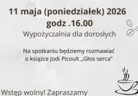 11 maja biblioteka zaprasza na Spotkanie Dyskusyjnego Klubu Książki - zdjęcie główne
